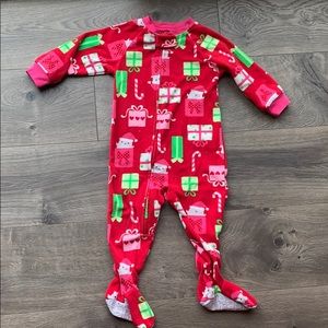 Christmas footie pajamas